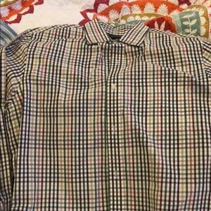 Long sleeve non iron slim fit banana republic